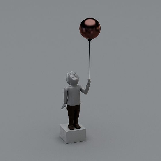 Balloon Dreamer 3D model for Creative Projects