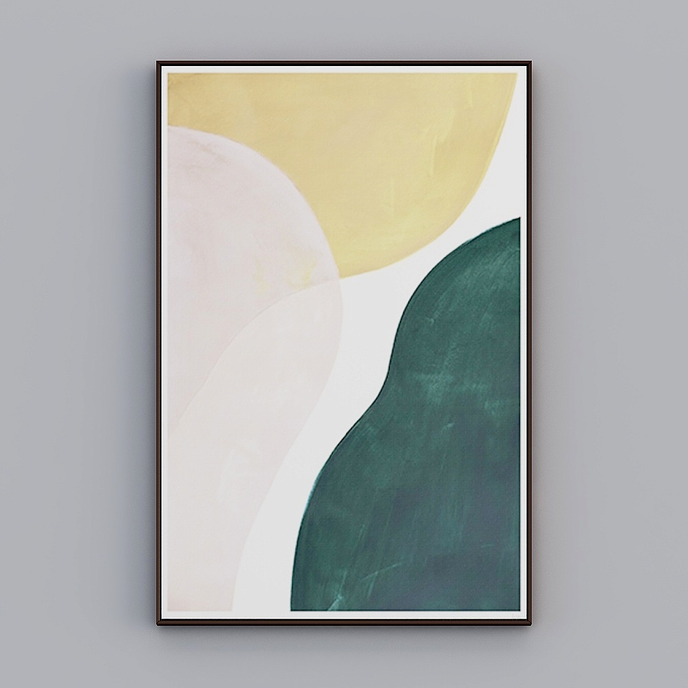 Combinazione di divano angolare in tessuto moderno - 8-dipinto da parete