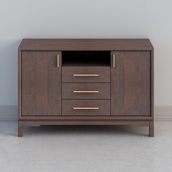 Urban Living Room Cabinet 3D model