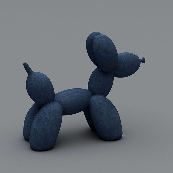 Whimsical Balloon Dog 3D model