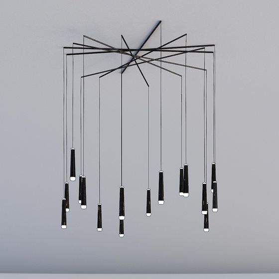 Starburst Chandelier 3D model