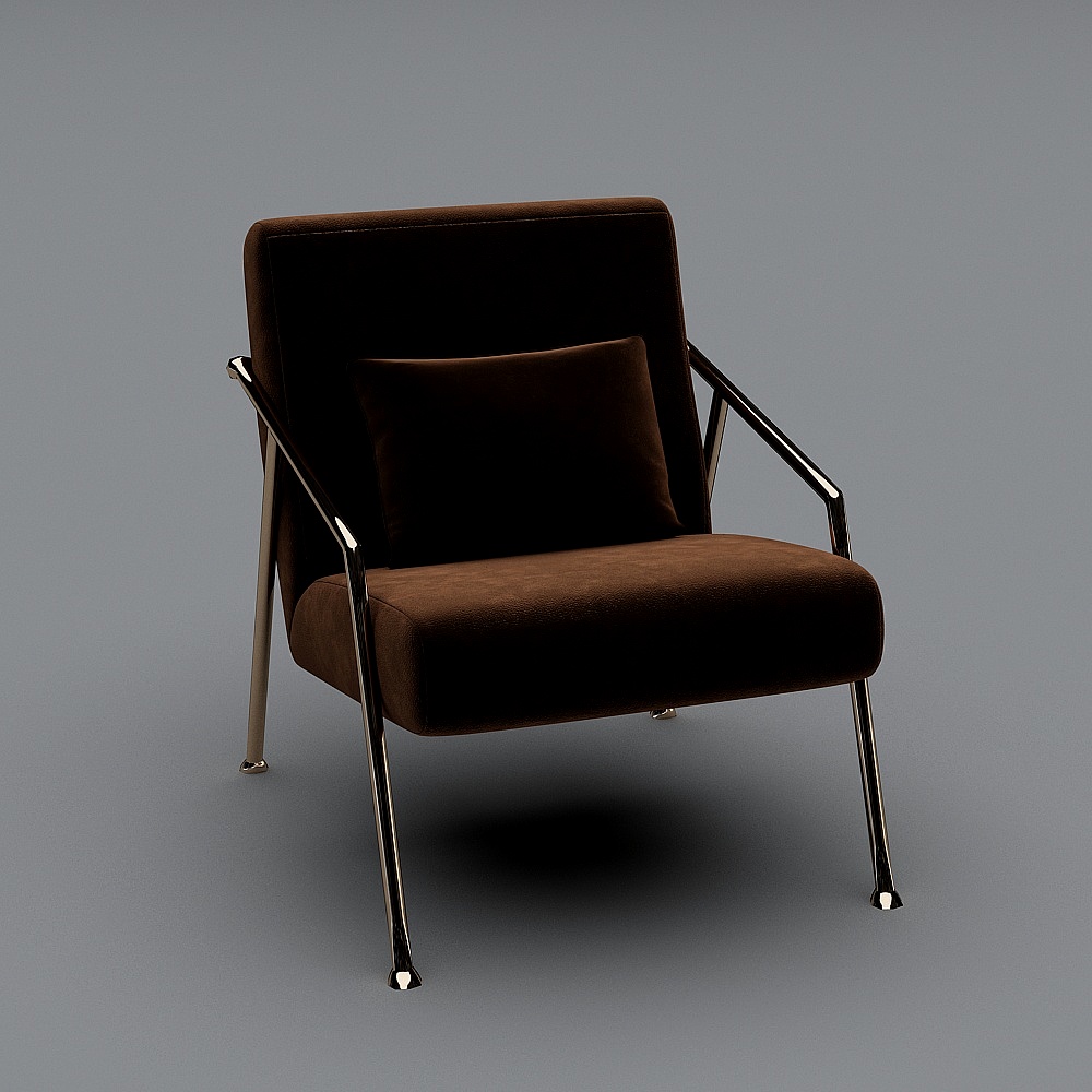 Combinaison de canapé d'angle en tissu moderne - 28-chaise simple