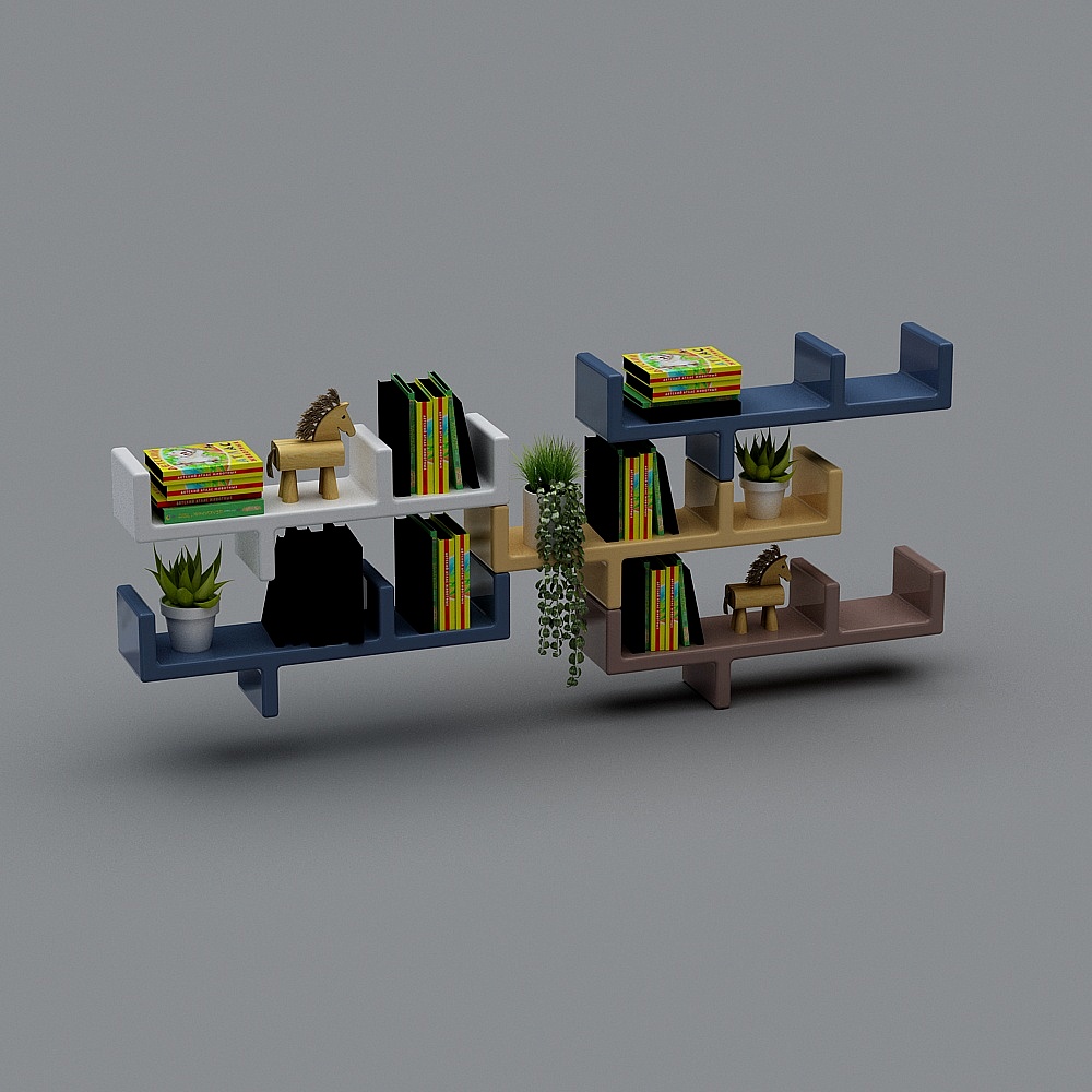 Modern children's play area - wall cabinets