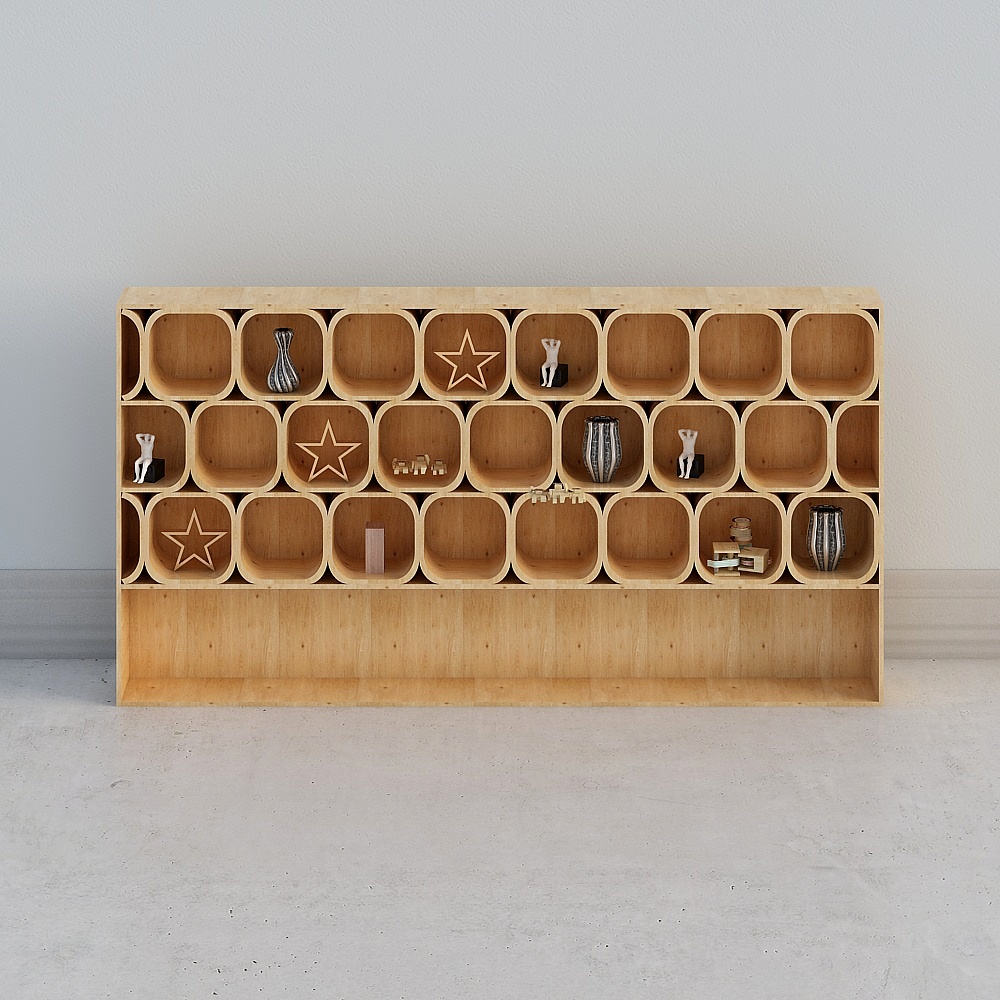 Modern shelf Cabinet Combined Cabinet