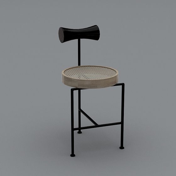 Elegant Low Poly Chair 3D model for Modern Designs