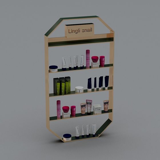Lingli Snail Display Shelf 3D model