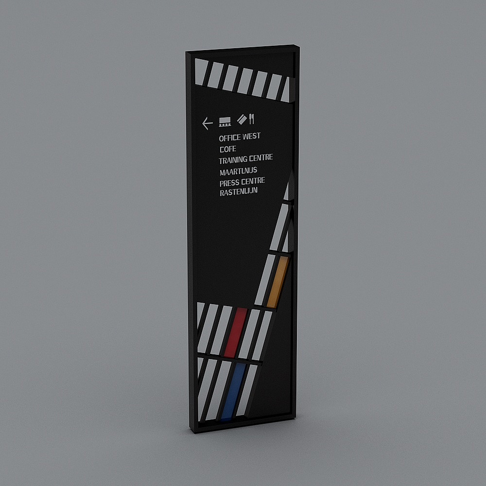 Modern guide signs 4