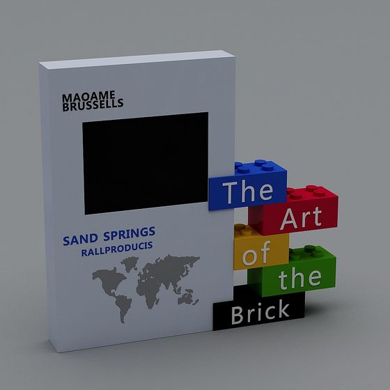 Creative Block Display Box 3D model