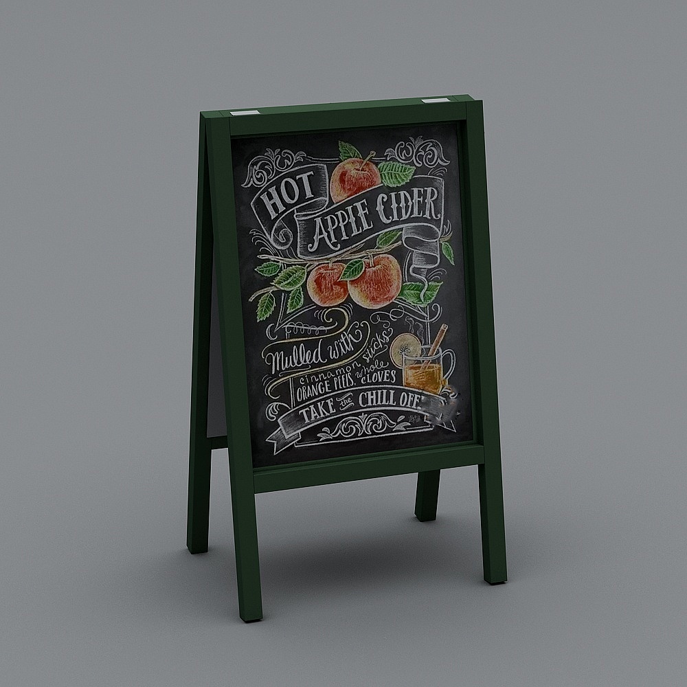 Panneau d'affichage de tableau noir moderne 1