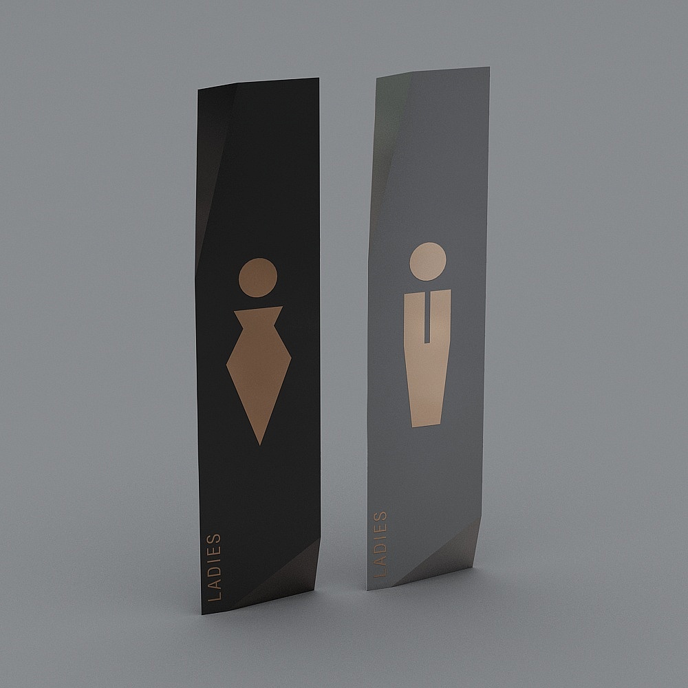 Maison de panneau de guide d'hôtel moderne