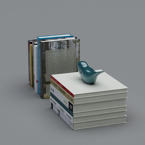 Knowledge Tower 3D model - Low Poly Design