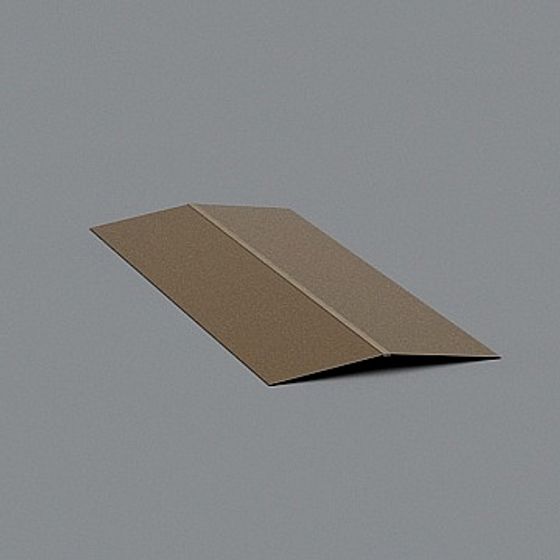 Folded Cardboard Box 3D model