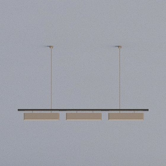 Stylish Pendant Light 3D model for Modern Interiors