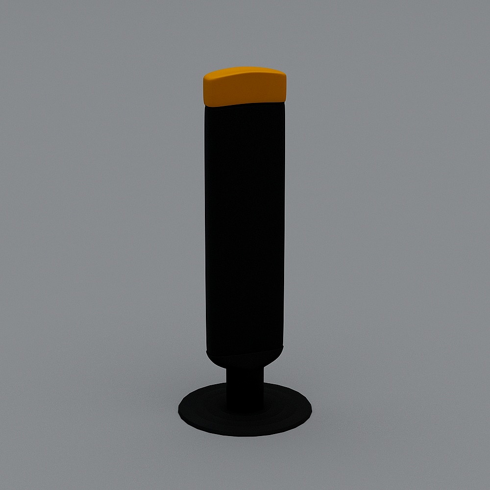 Urban Bollard 3D Model - Unique Design for Creative Projects