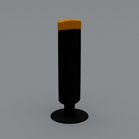 Urban Bollard 3D Model - Unique Design for Creative Projects