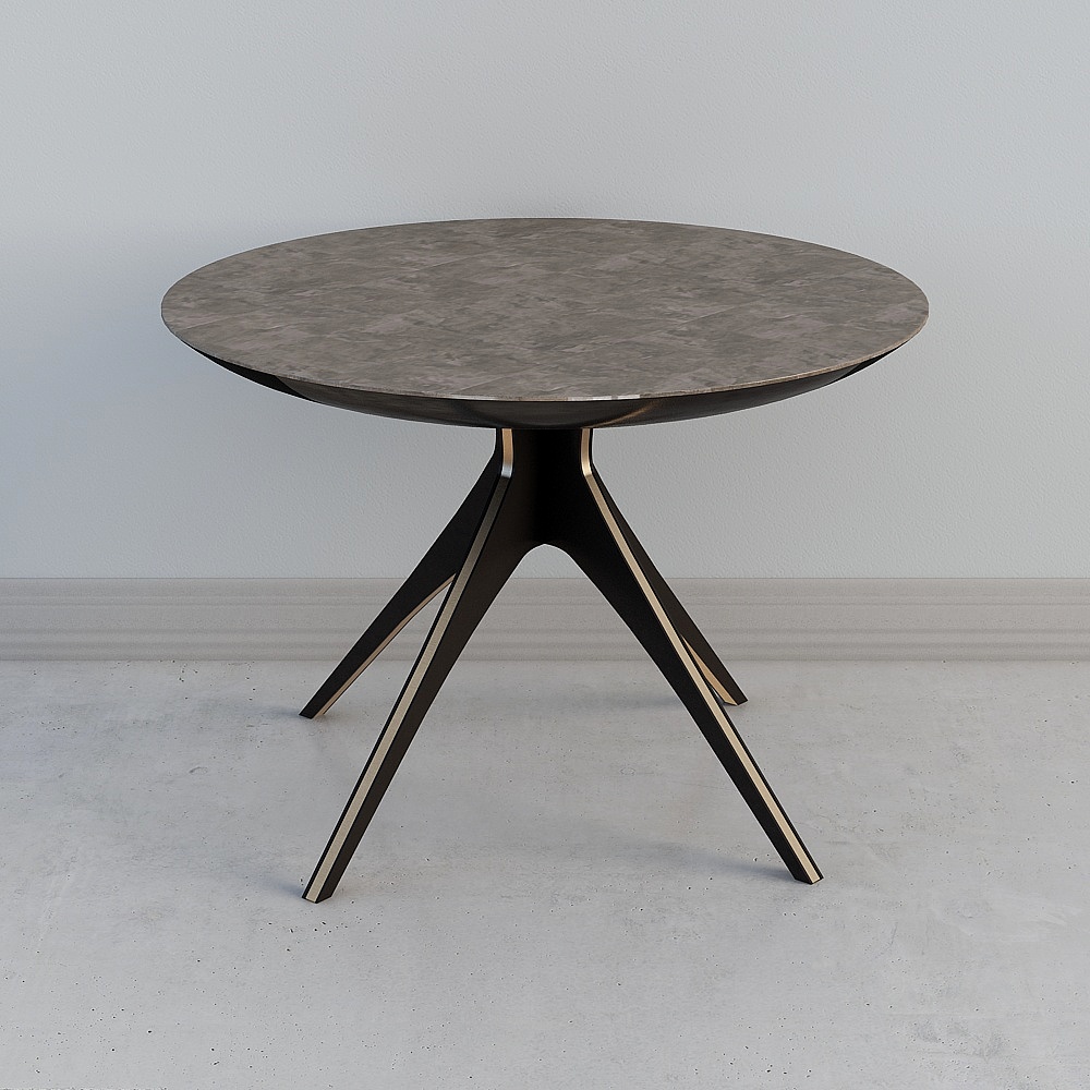 Modern dining table and chair combination - a single table for four