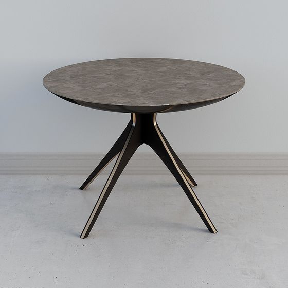 Stylish Round Table 3D model