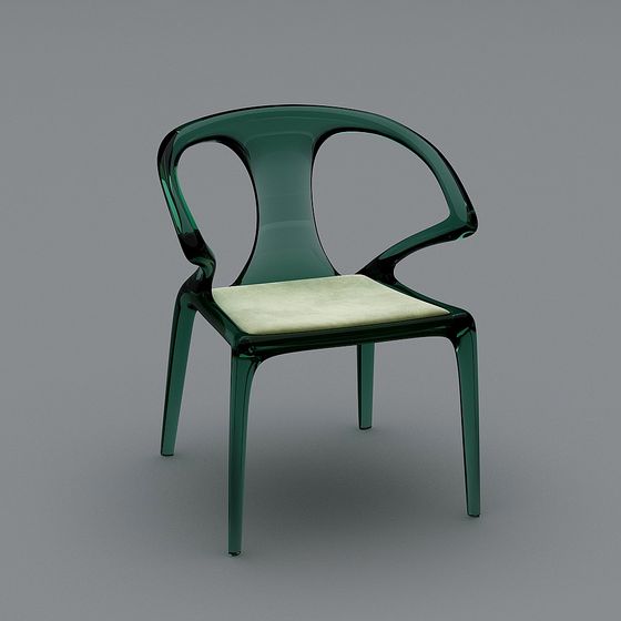 Glam Chair 3D model for Contemporary Spaces