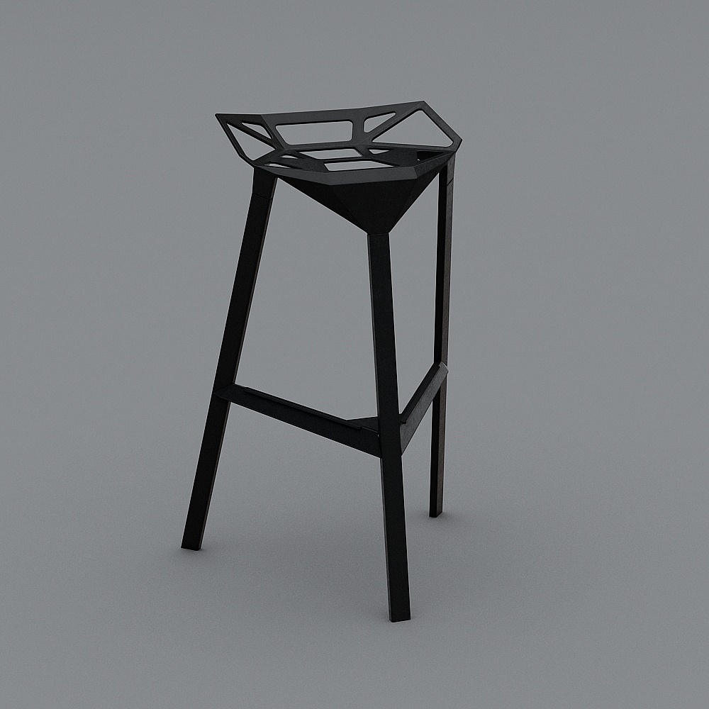 Industrial style-bar chair
