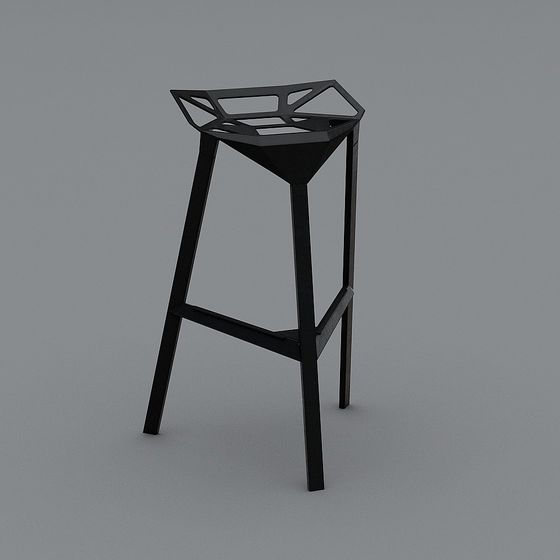 Geometric Chair 3D model for Modern Designs