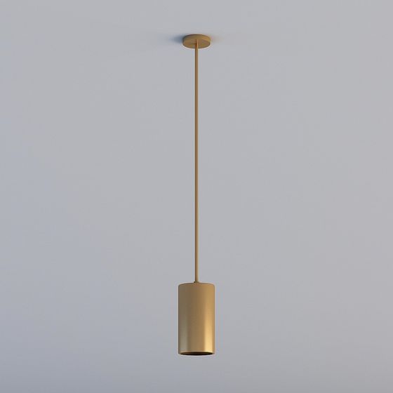 Stylish Low-Poly Chandelier 3D model for Creative Solutions