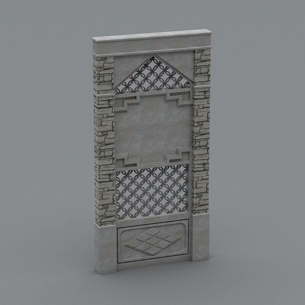 New Chinese doorhead sign -9  brick wall