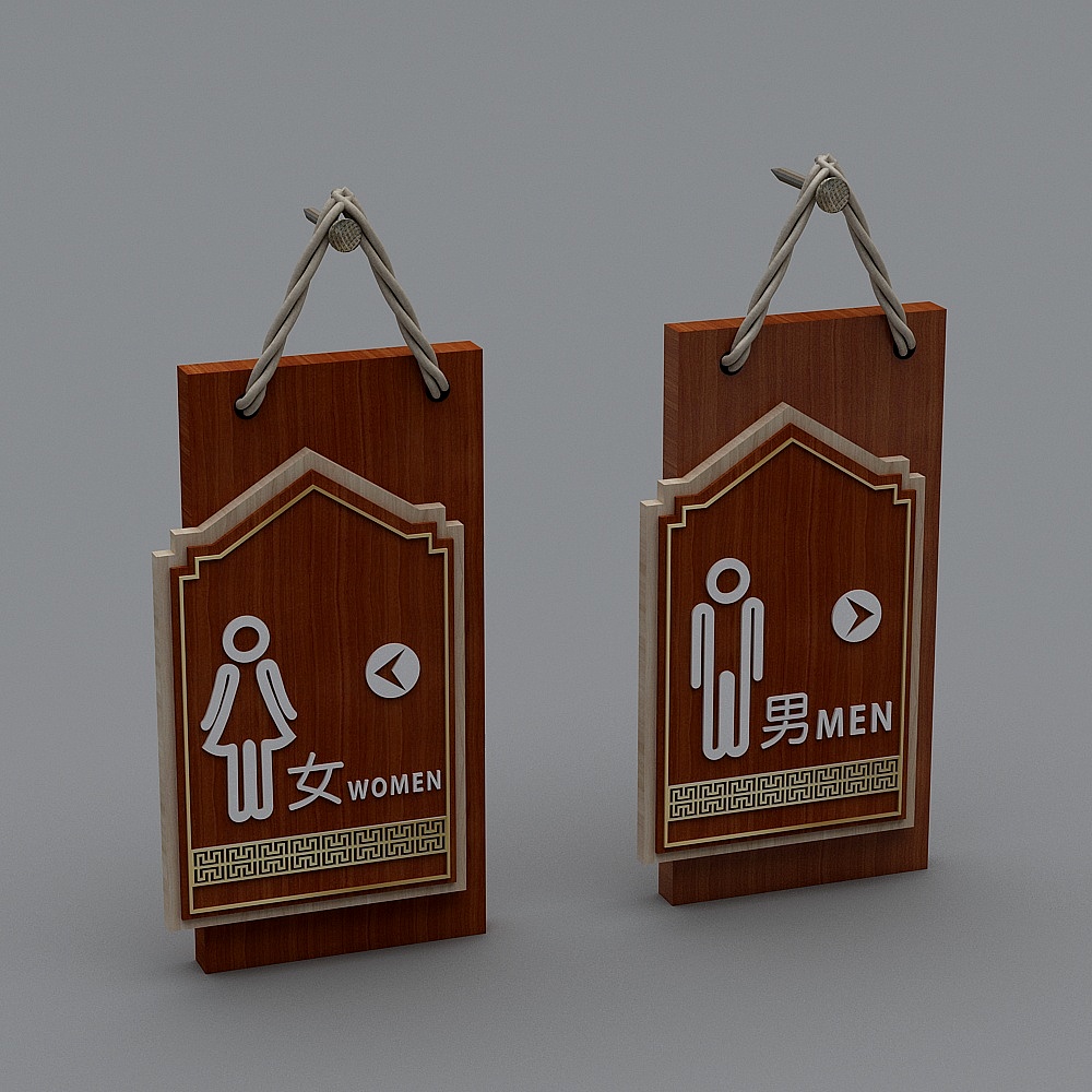 Chinese signpost billboards