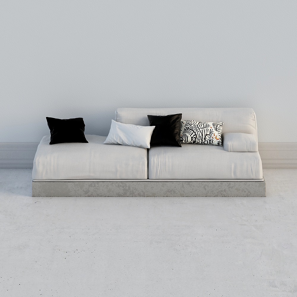 Southeast Asia Homestay Living Room - Three-seat Sofa