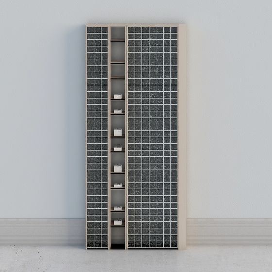 Urban Window Bookshelf 3D model for Modern Spaces