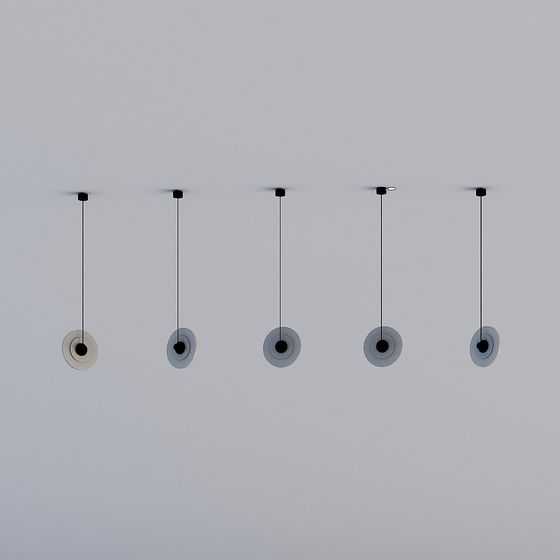 Modern Minimalist Pendant Light 3D model