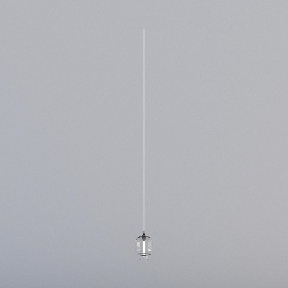 Natural wind house water bar area - decorative chandeliers