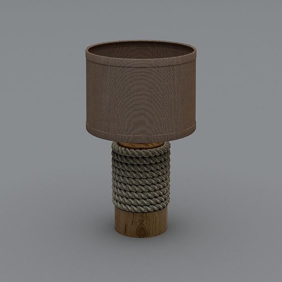 Unique Low-Poly Table Lamp 3D model for Modern Interiors