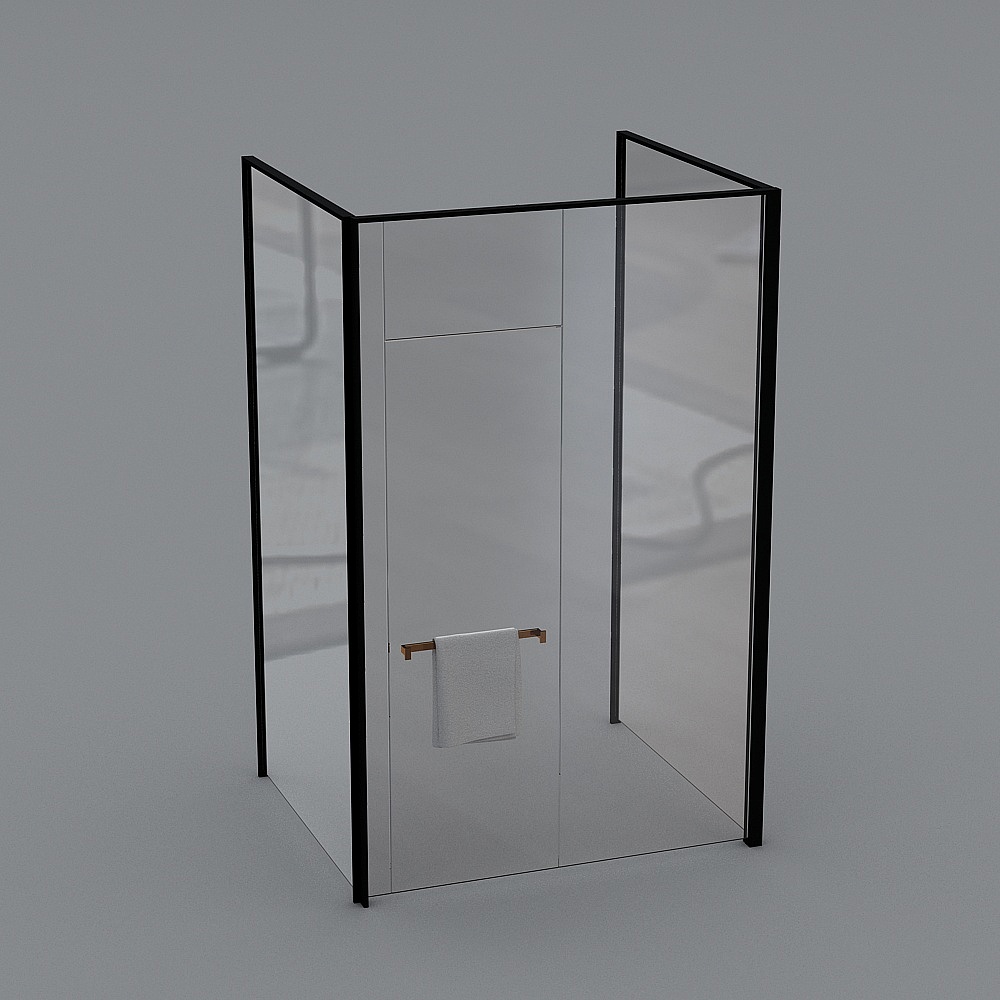 Leicht luxuriöses Duschzimmer