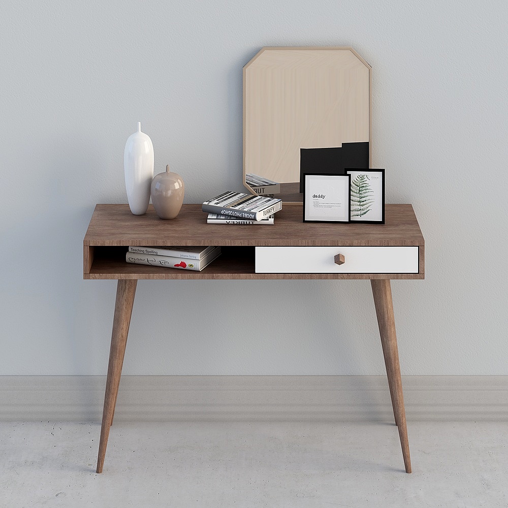 Natural style light luxury B&B room-dressing table