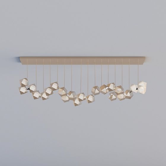 Geometric Light Pendant 3D model