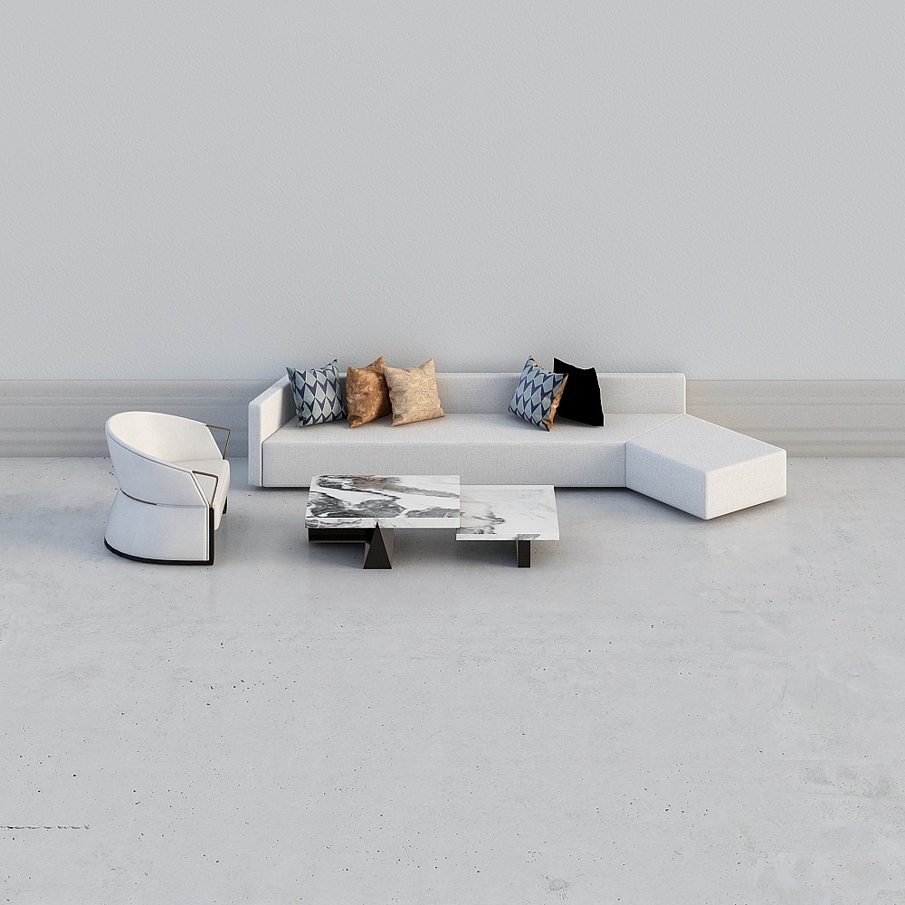 MOD Mulder designs a modern sales office meeting area-sofa combination