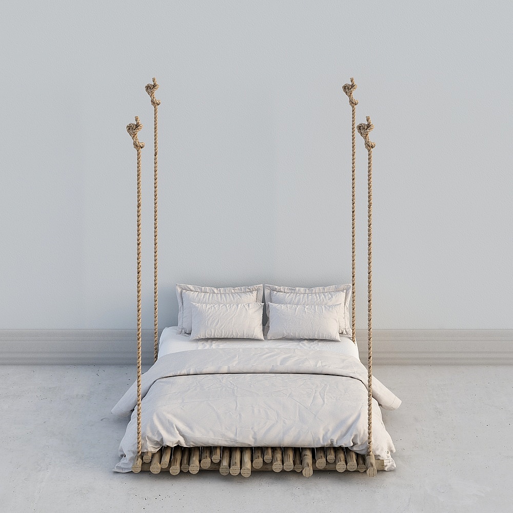 Amaca Doppia Moderna in Stile Wabi-Sabi