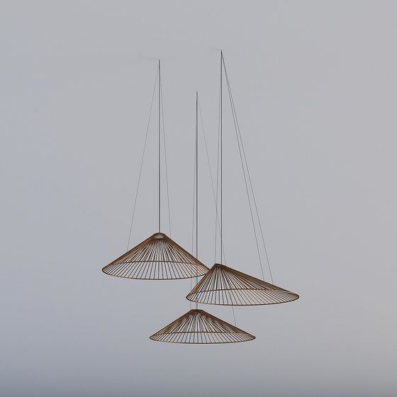 Geometric Hanging Lamp 3D model for Modern Aesthetics