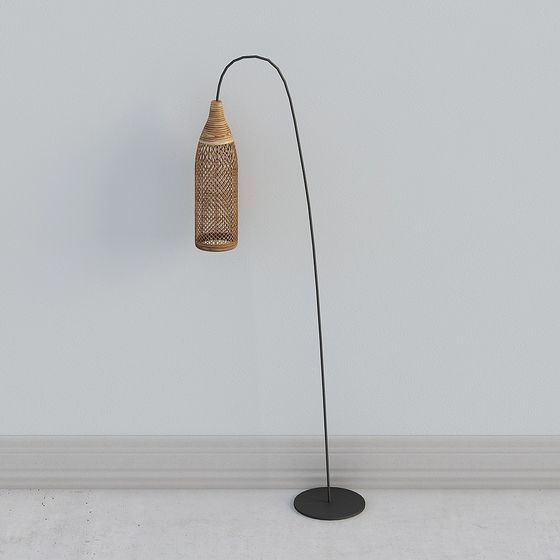 Artsy Floor Lamp 3D model