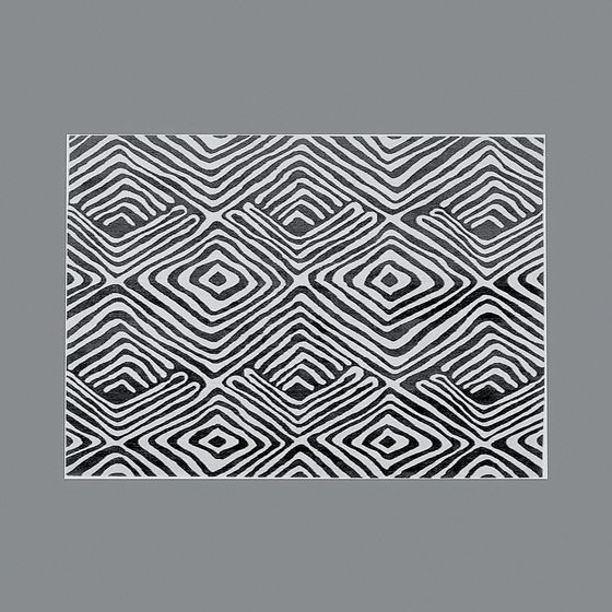 Abstract Geometric Rug 3D model