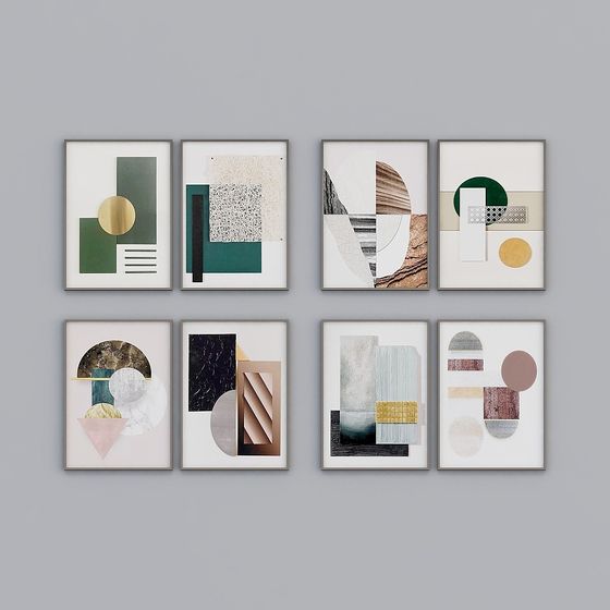 Stunning Abstract Picture Frame 3D Model