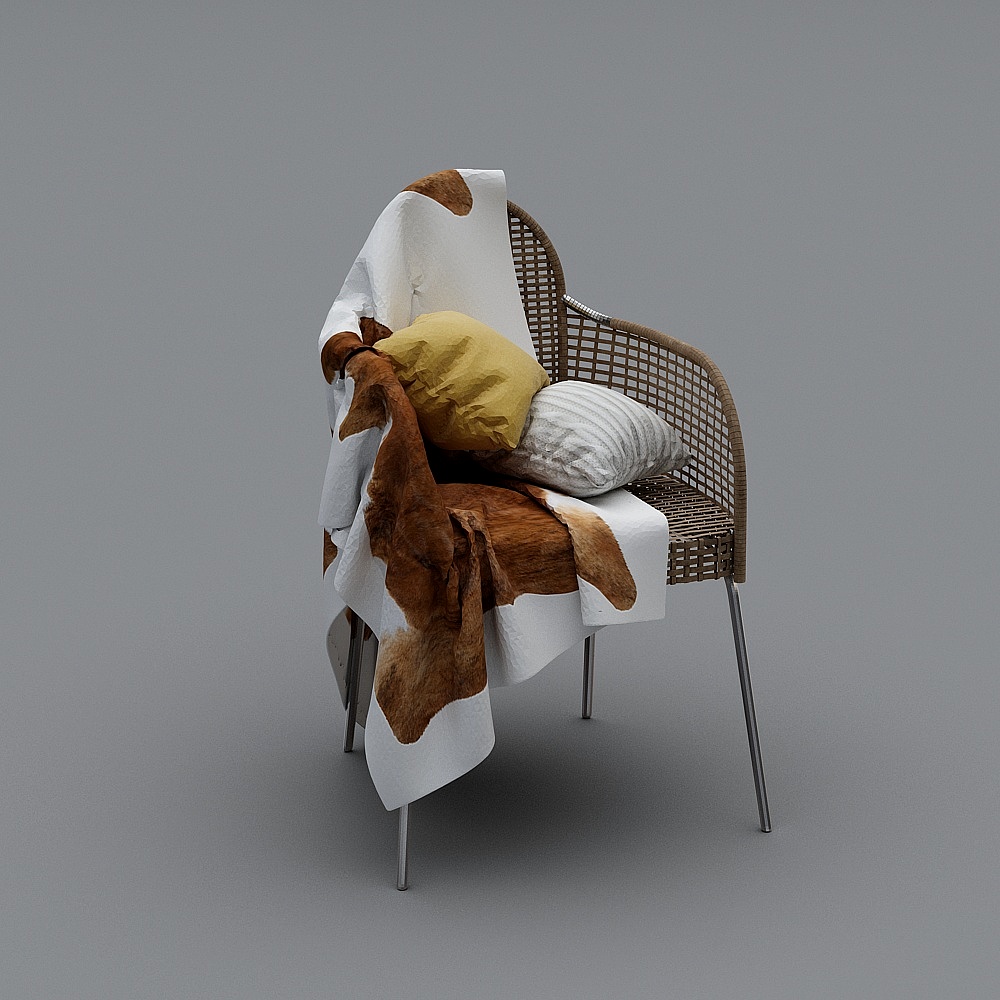 Modern house bedroom-2-lounge chair