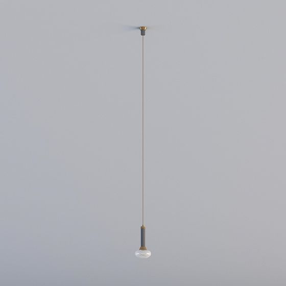 Stylish Chandelier 3D model for Contemporary Interiors