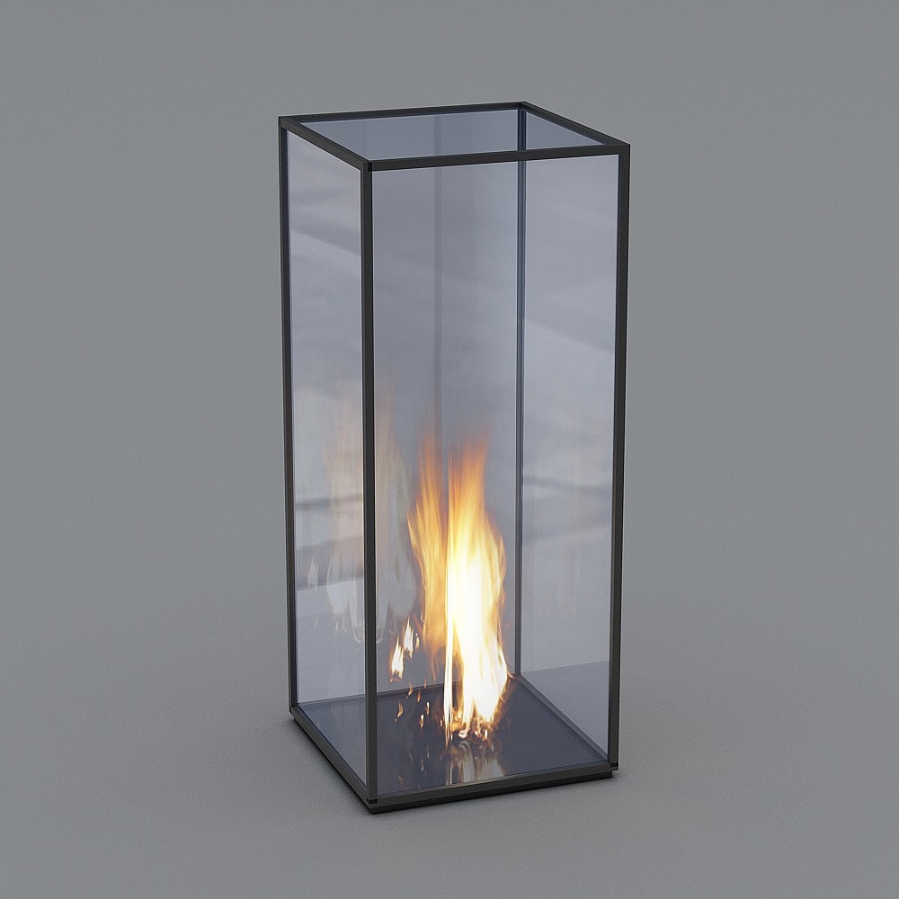 New Chinese hotel Xuanguan corridor aisle - glass-covered stove