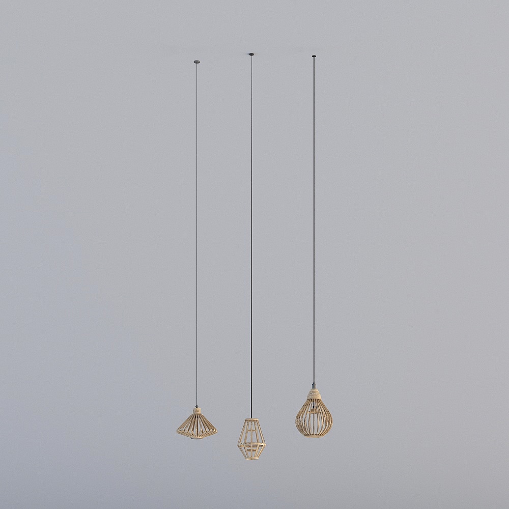 New Chinese homestay book bar - decorative chandeliers