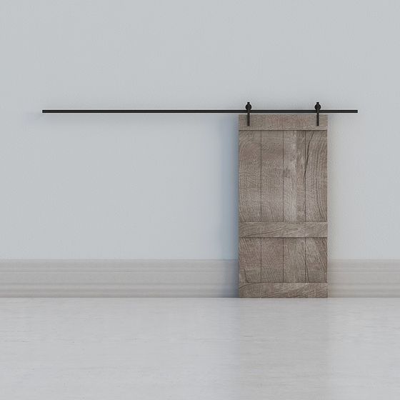 Stylish Sliding Door 3D model for Modern Spaces