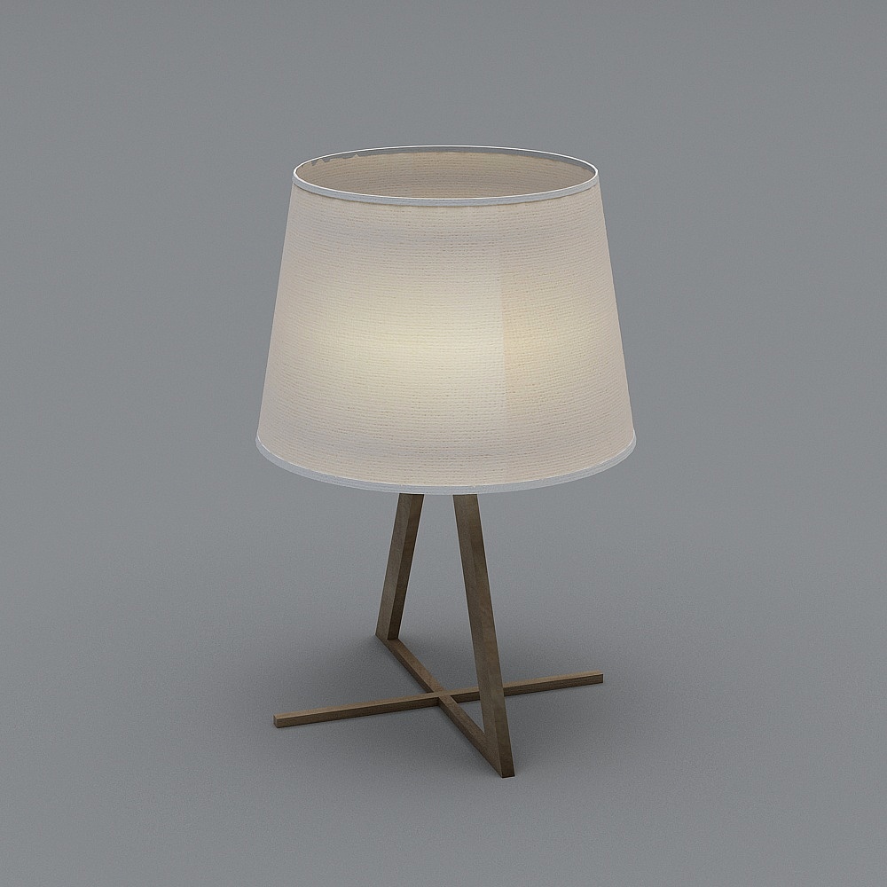 Natural Style B&B Hotel Room-1-Table Lamp