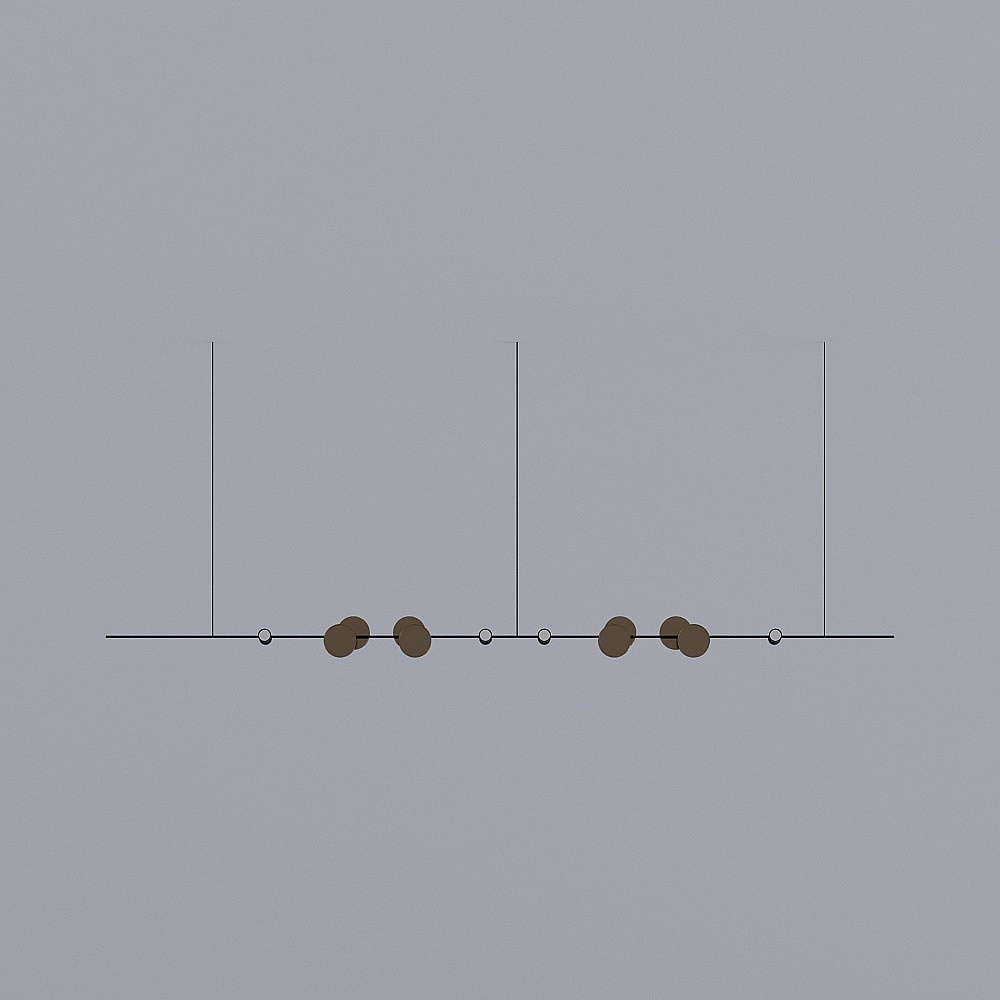 Modern Minimalist Pendant Light 3D model