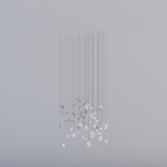 Crystal Rain Pendant Light 3D model