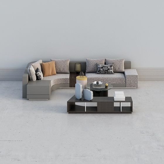Urban Living Room 3D model